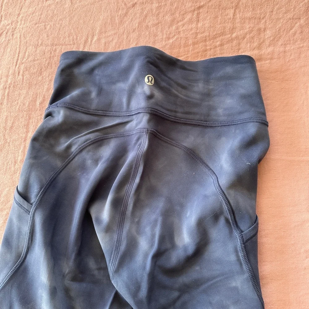 Wunder Under lululemon athletica Navy Leggings - Picture 3 of 3